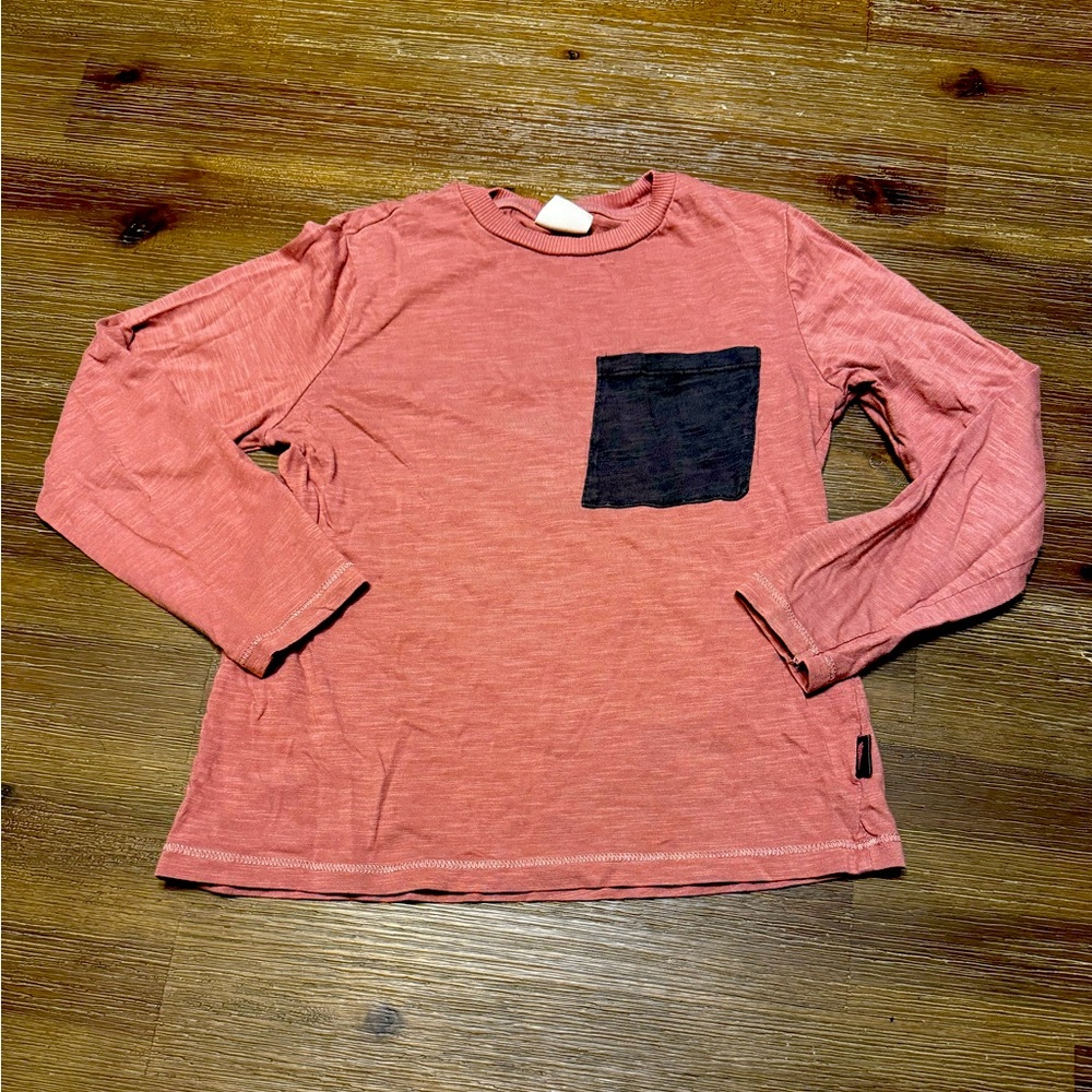 🟡EUC🟡 Zara Long Sleeve Pocket T-Shirt - Size 7